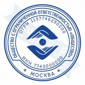 Макет печати для ООО с индивидуальным дизайном №5